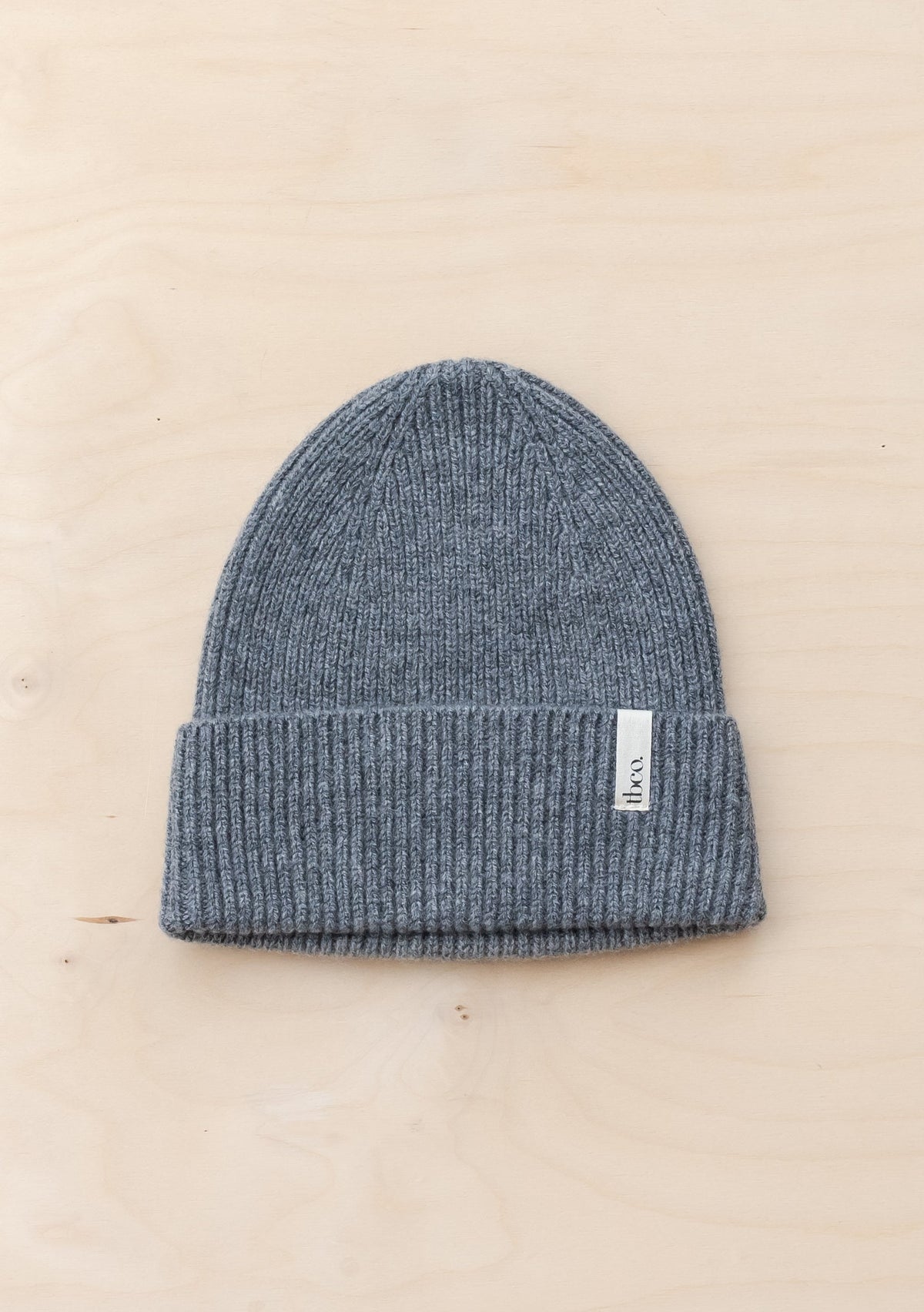 Cashmere And Merino Beanie In Charcoal Melange Tbco