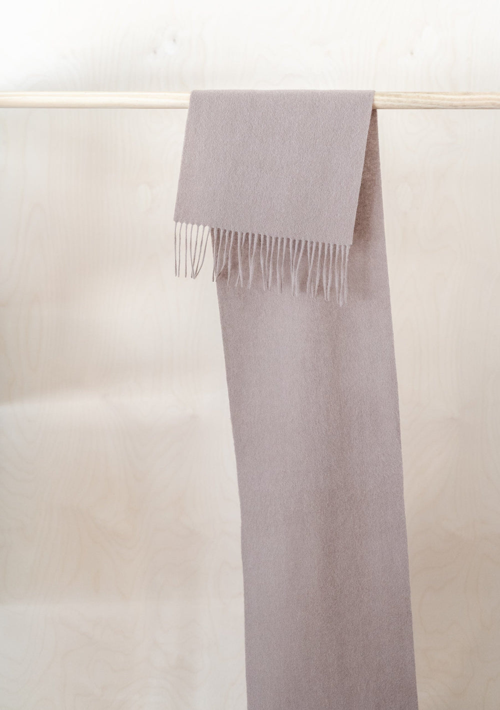 Lambswool Scarf in Taupe