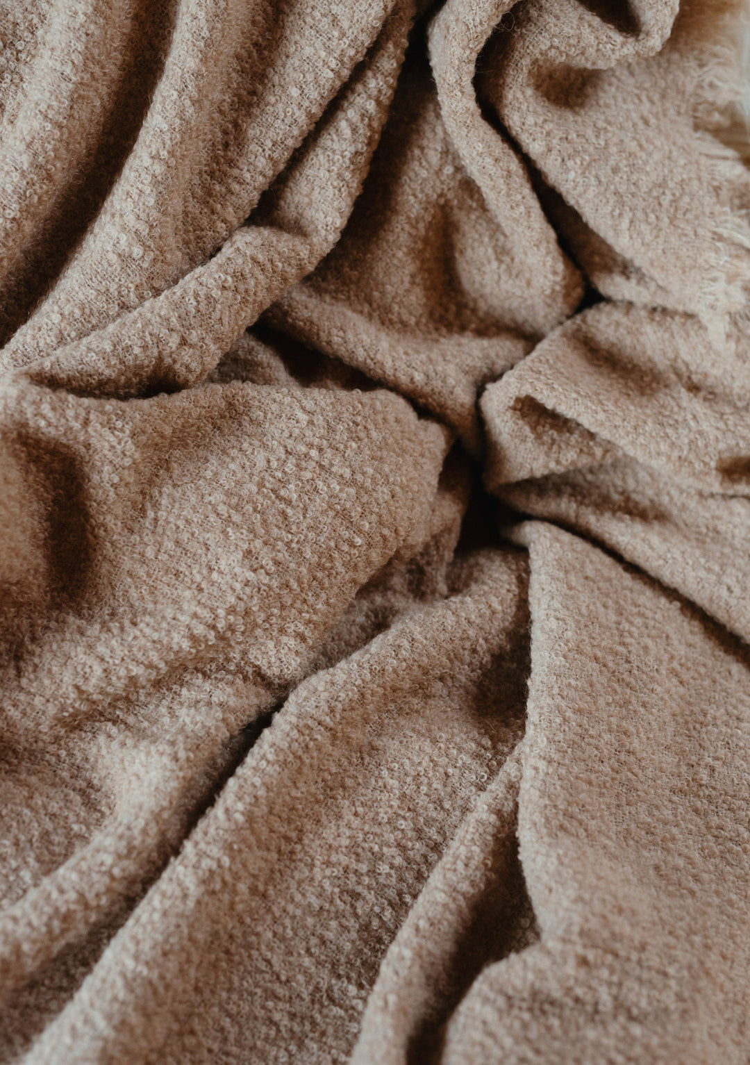 Alpaca Blanket in Oatmeal