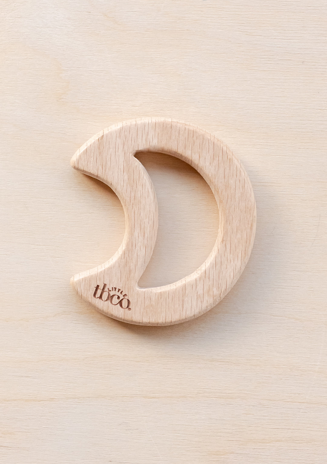 Organic Wooden Moon Teether