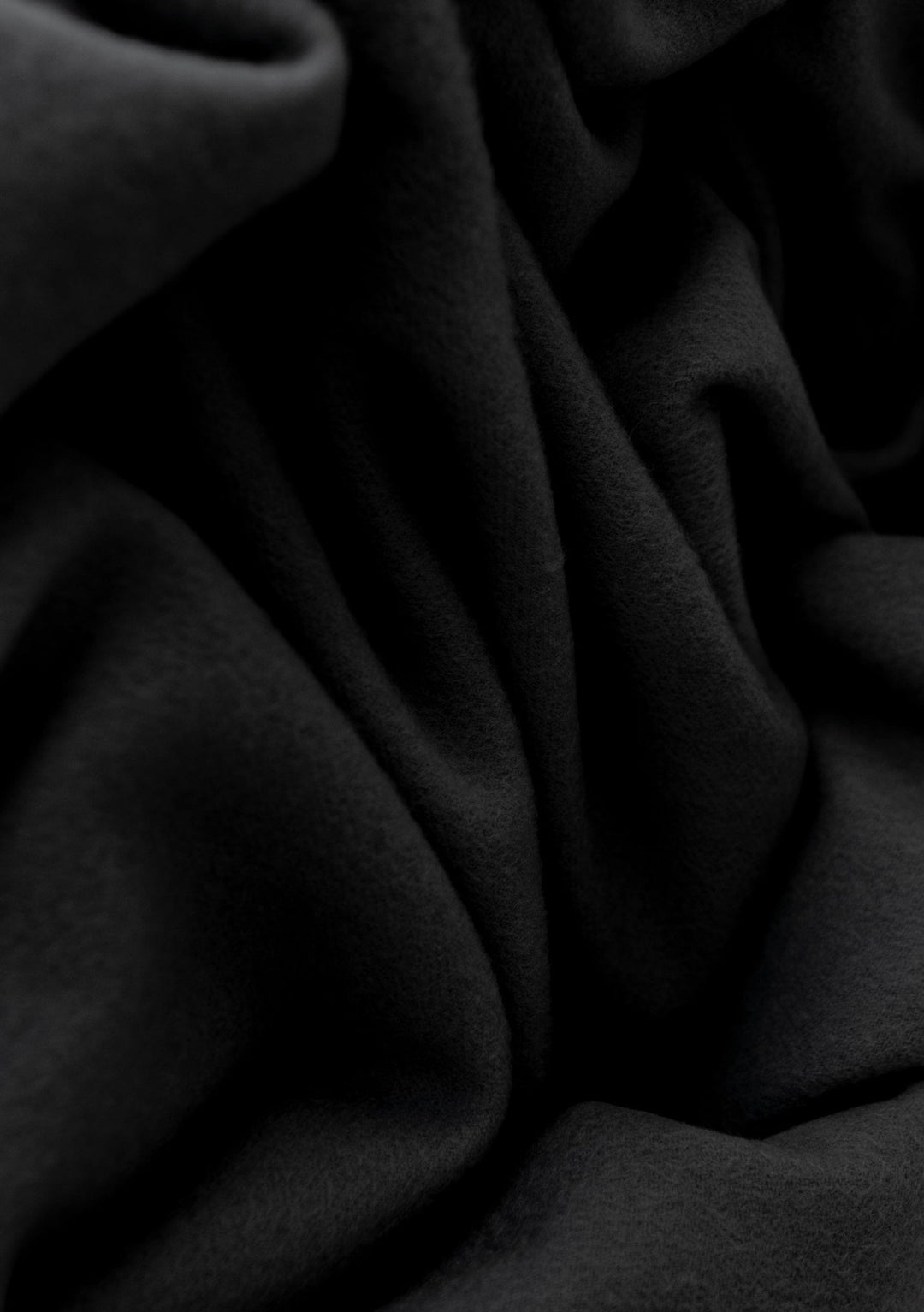 Lambswool Small Blanket in Black