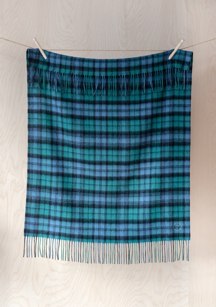 Babydecke aus Lammwolle in Campbell of Argyll Ancient Tartan