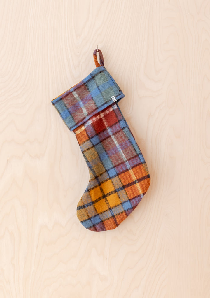 Recycled Wool Christmas Stocking in Buchanan Antique Tartan