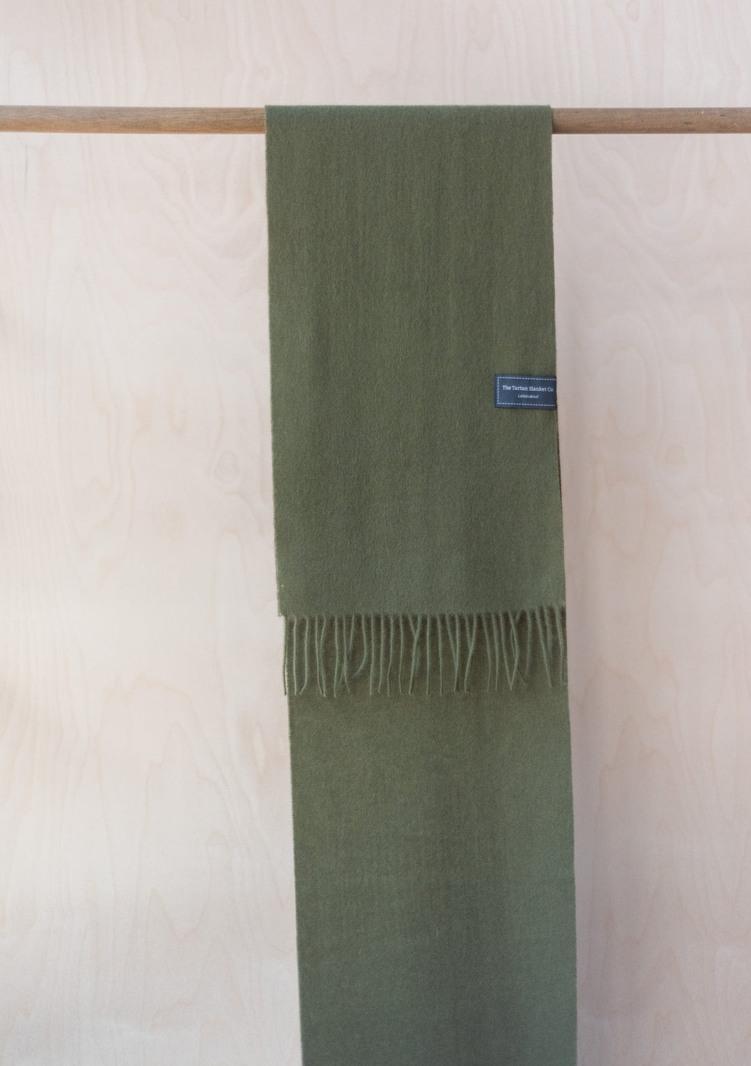 Lambswool Scarf in Olive