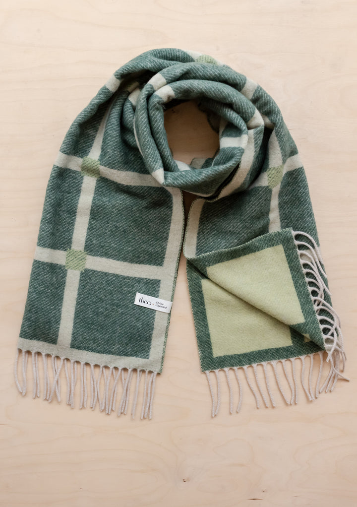 TBCo x Chloe Hayward Scarf in Evergreen Reversible