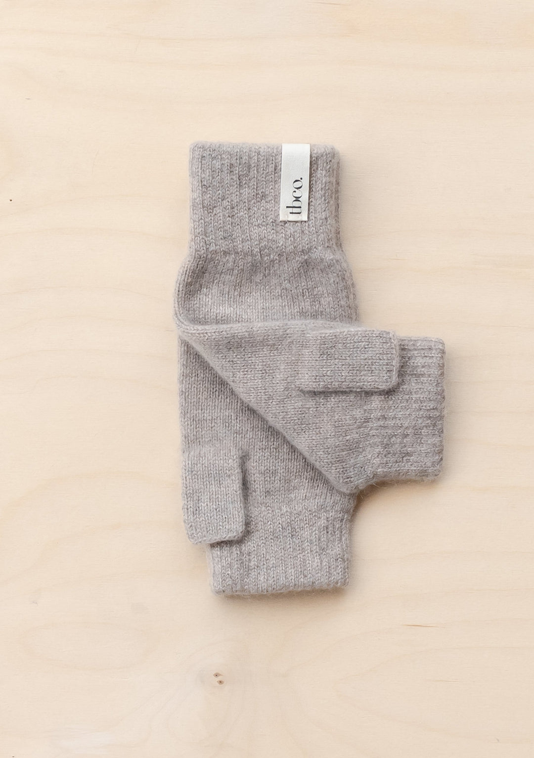 Cashmere & Merino Wrist Warmers in Oatmeal Melange